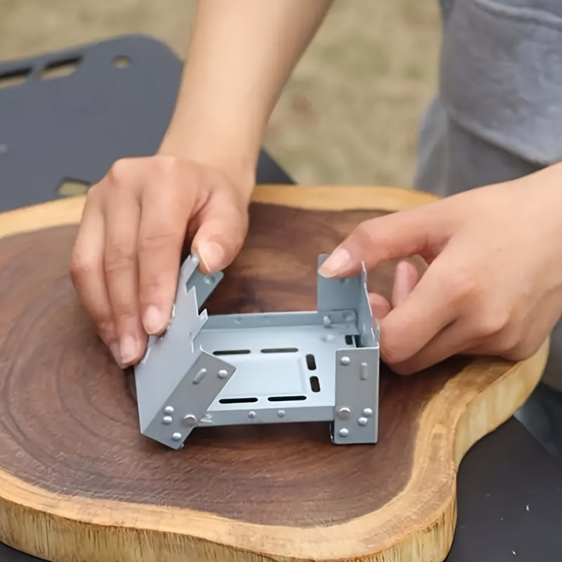 Set di Stufa da Campeggio Pieghevole - Durevole e Leggero per Avventure all'Aperto