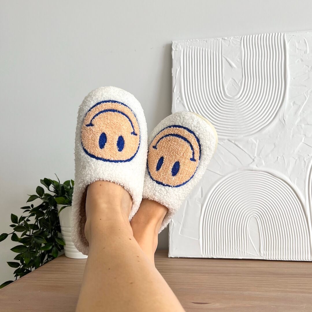 Pantofole Smiley Comfort – Per un'atmosfera allegra e calda