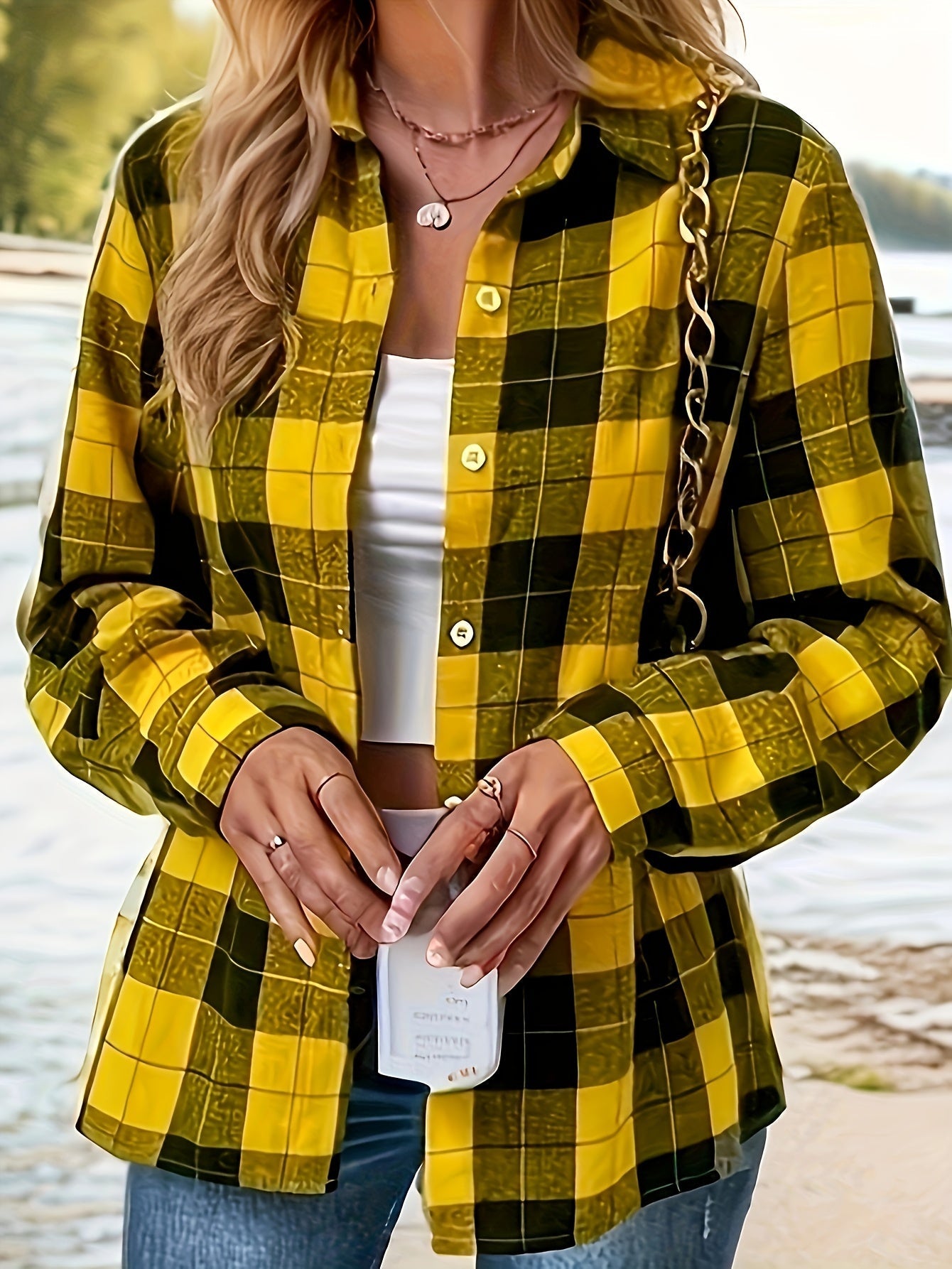 Blusa a Righe Casual – Elegante e Confortevole per Primavera e Autunno