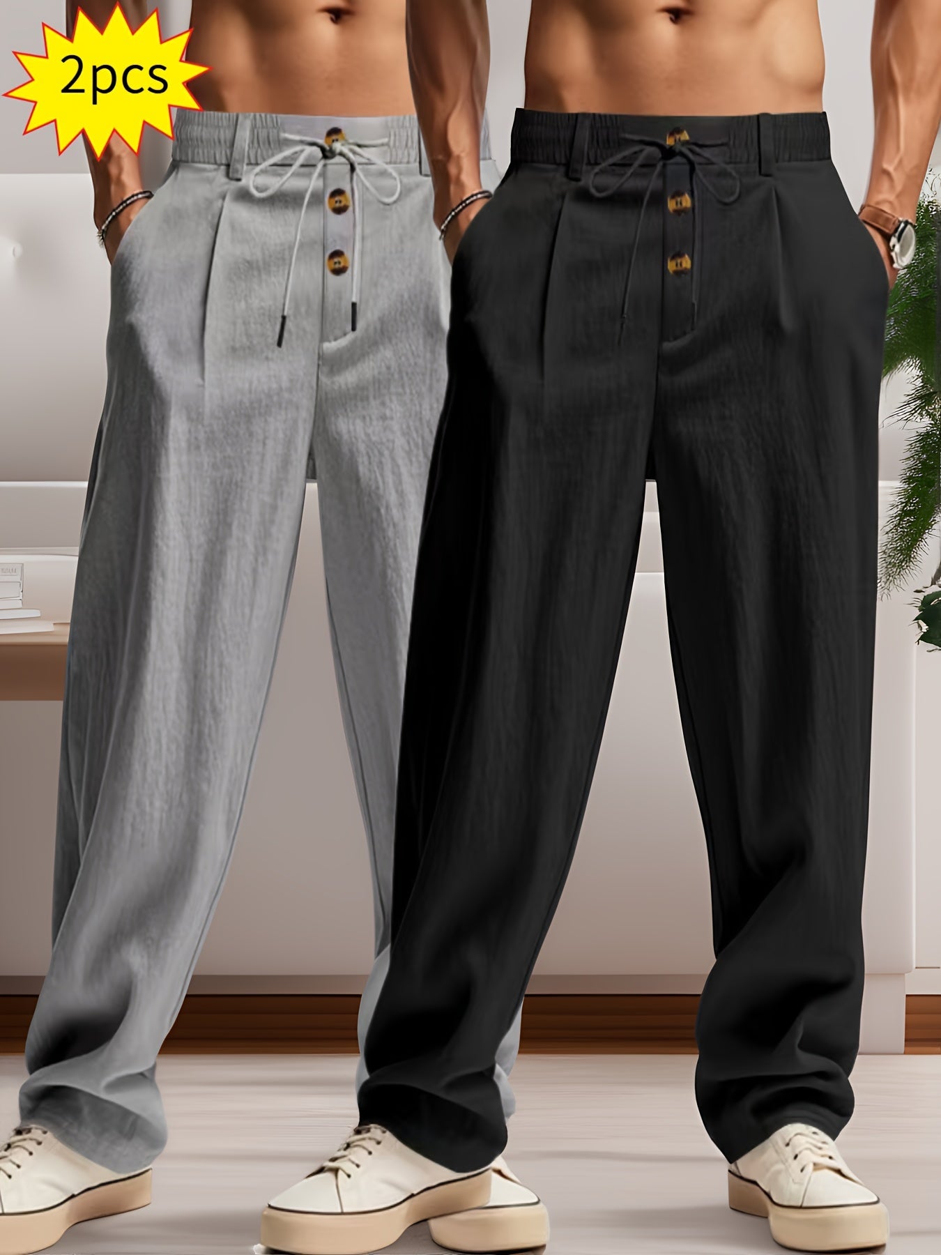 Set di Pantaloni Relaxed Luxe - Comfort e Stile Senza Compromessi