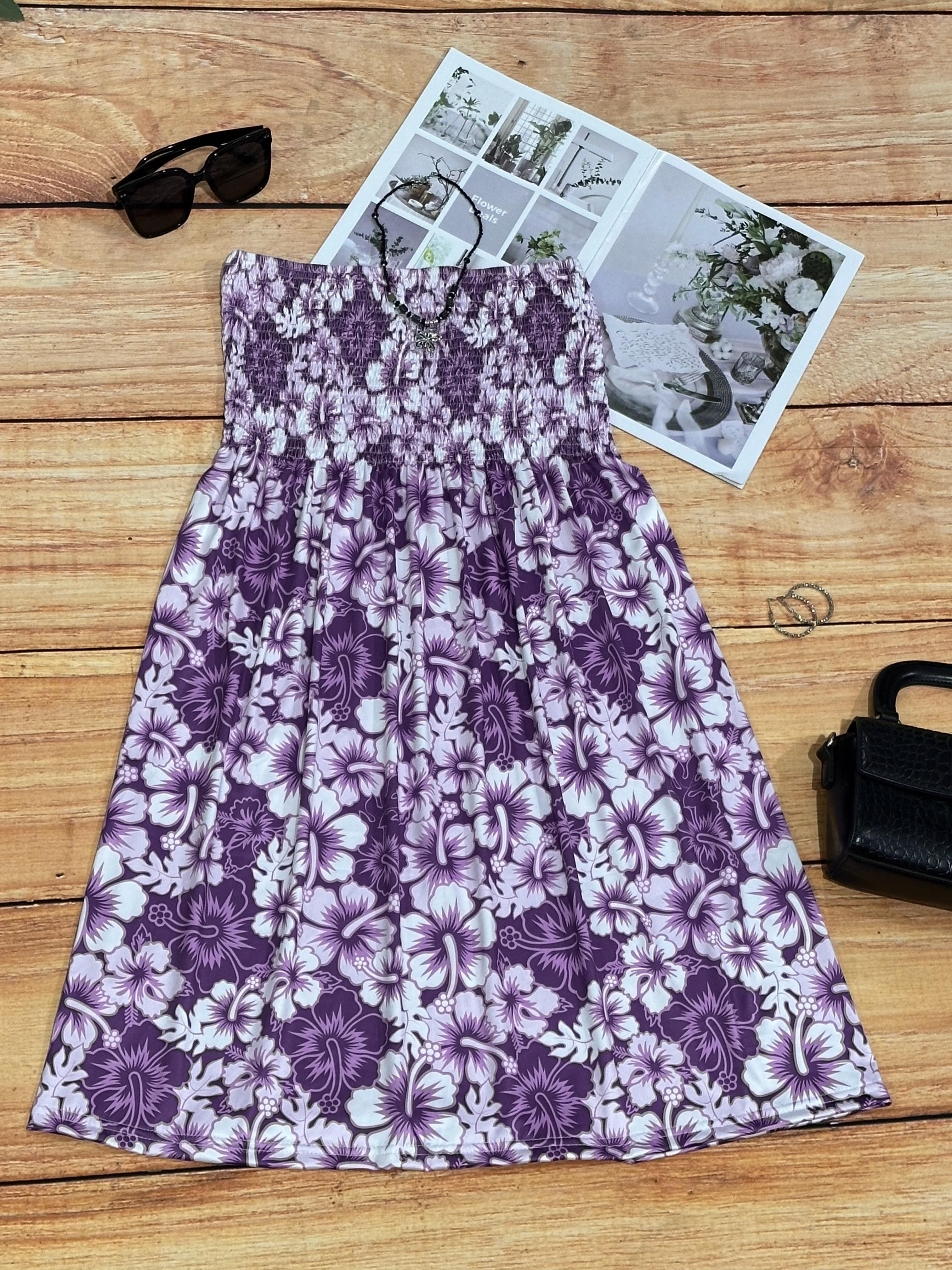 Abito Tubino Bohemien a Fiori – Allegro e Confortevole per le Gite Estive