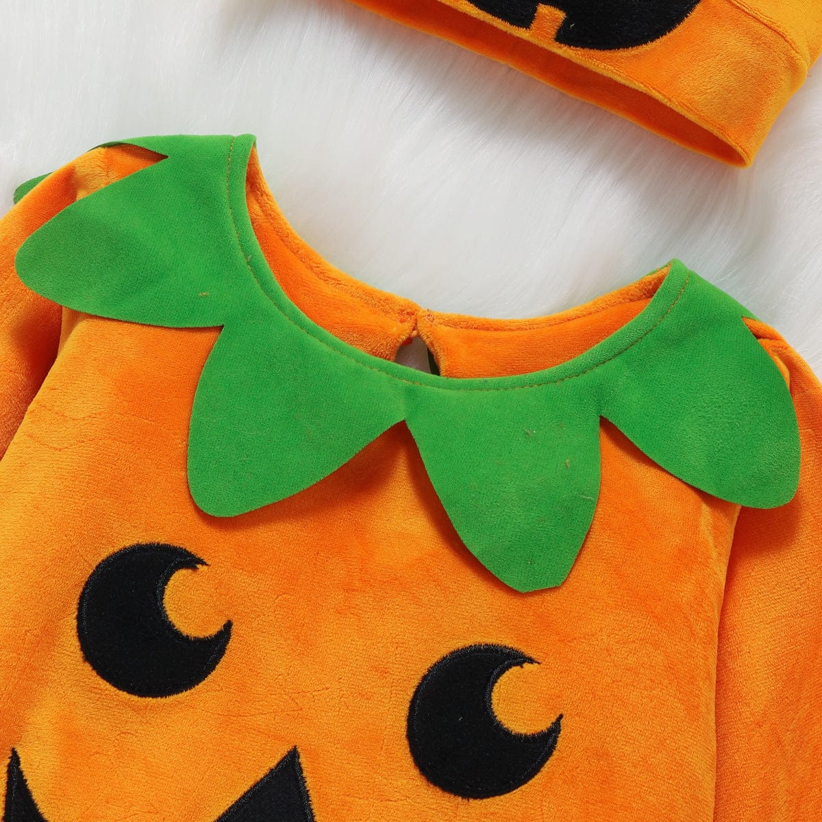 Costume di Halloween a forma di Zucca - Carinissimo Jumpsuit con Cappello e Pantofole