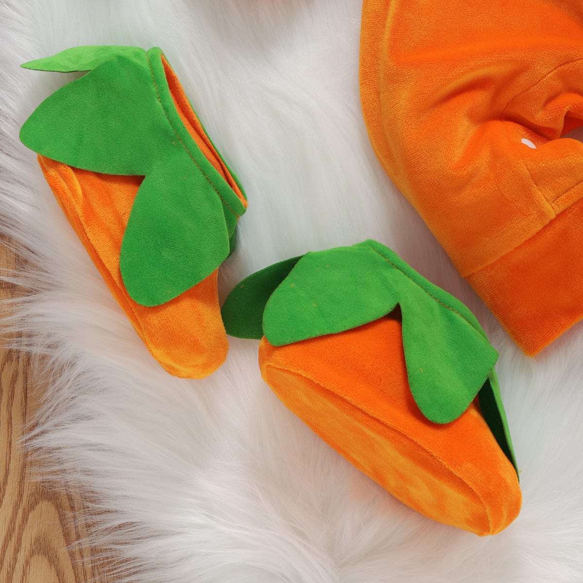 Costume di Halloween a forma di Zucca - Carinissimo Jumpsuit con Cappello e Pantofole