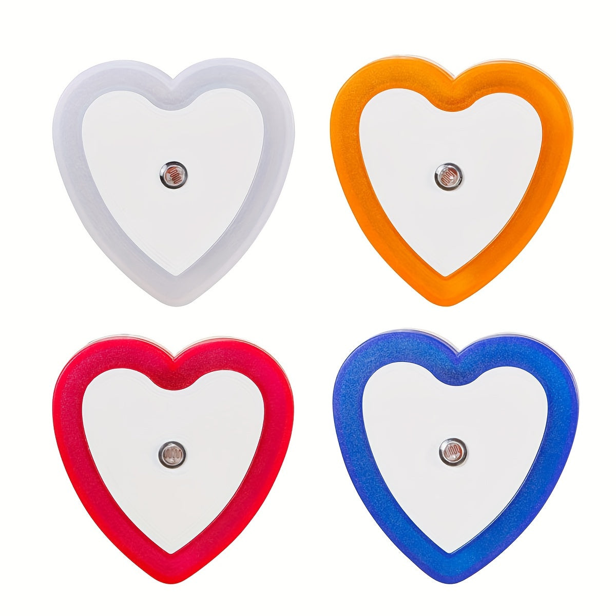 HeartGlow LED Notturno - Illuminazione Intelligente Dusk-to-Dawn