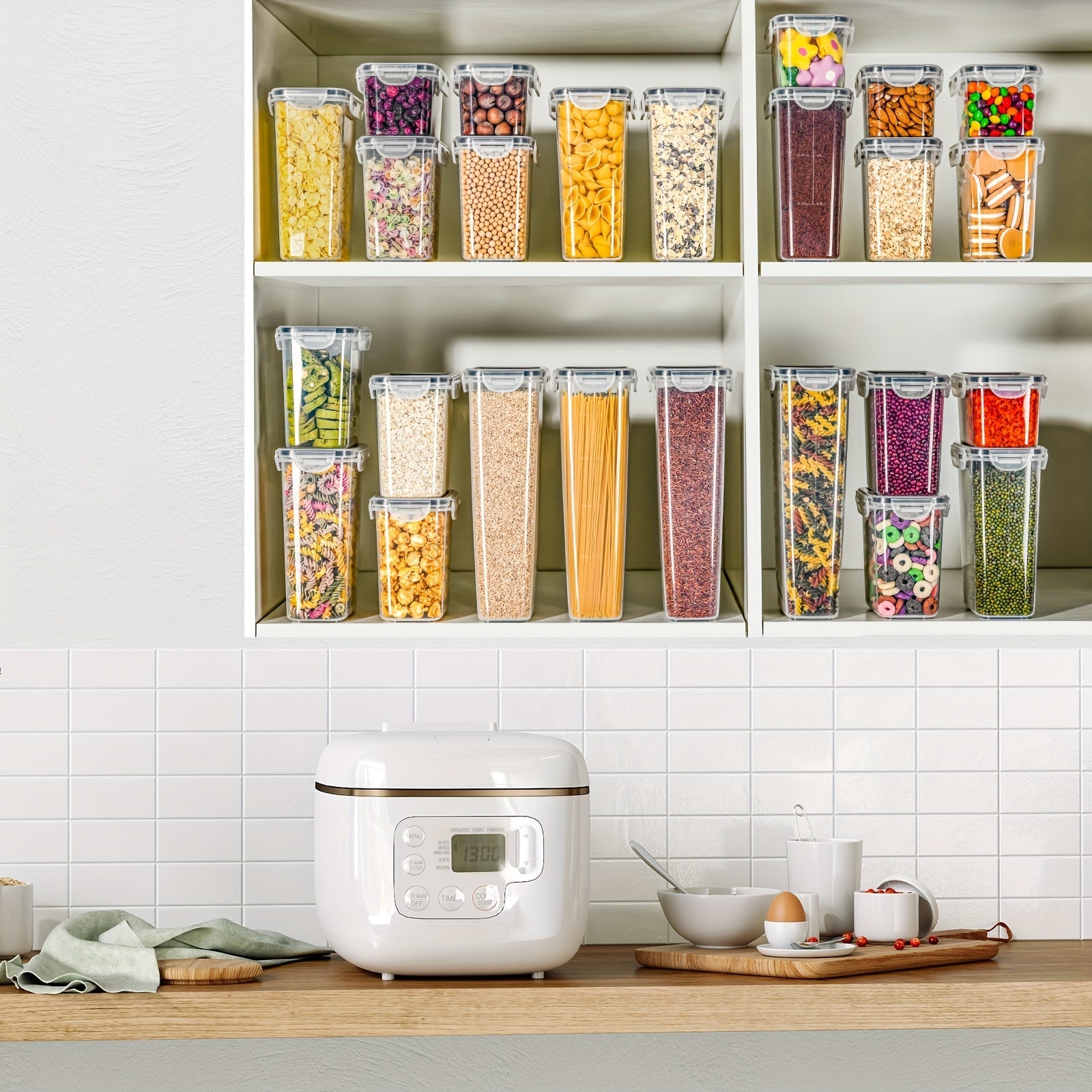 Set di Contenitori per Cucina Premium da 24 Pezzi – Pratico e Ordinato