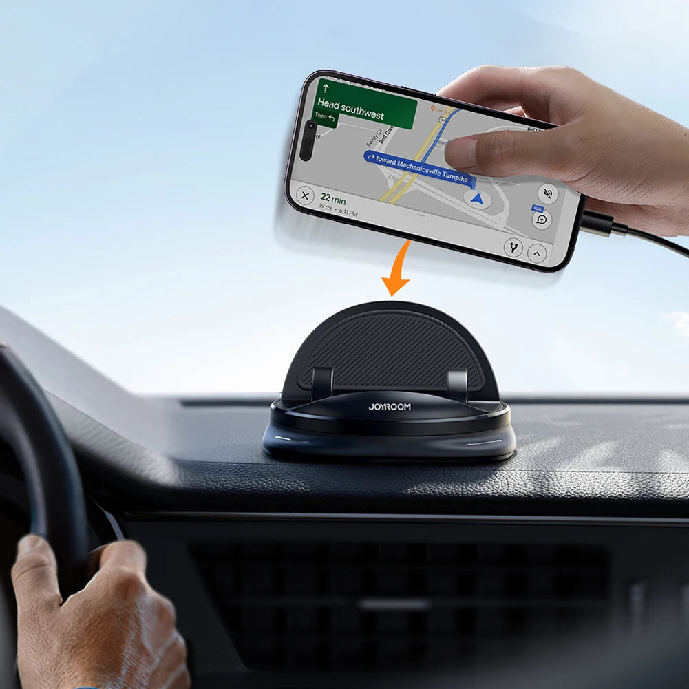 Supporto Telefonico Rotante a 360° per Auto – Pratico e Regolabile per Angoli di Visione Perfetti