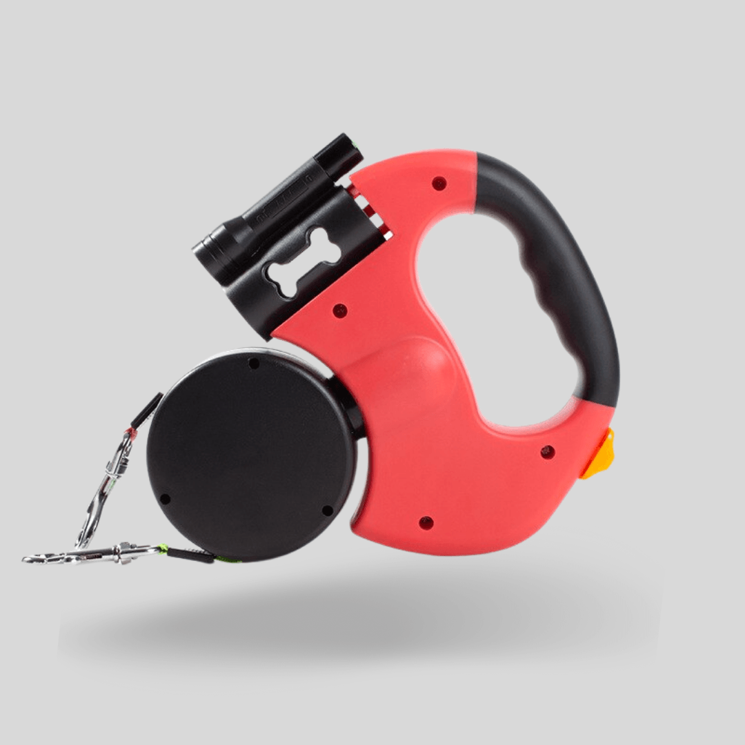 Pantino Guinzaglio Multifunzionale Doppio per Cani – Guinzaglio Regolabile e Resistente per Due Cani