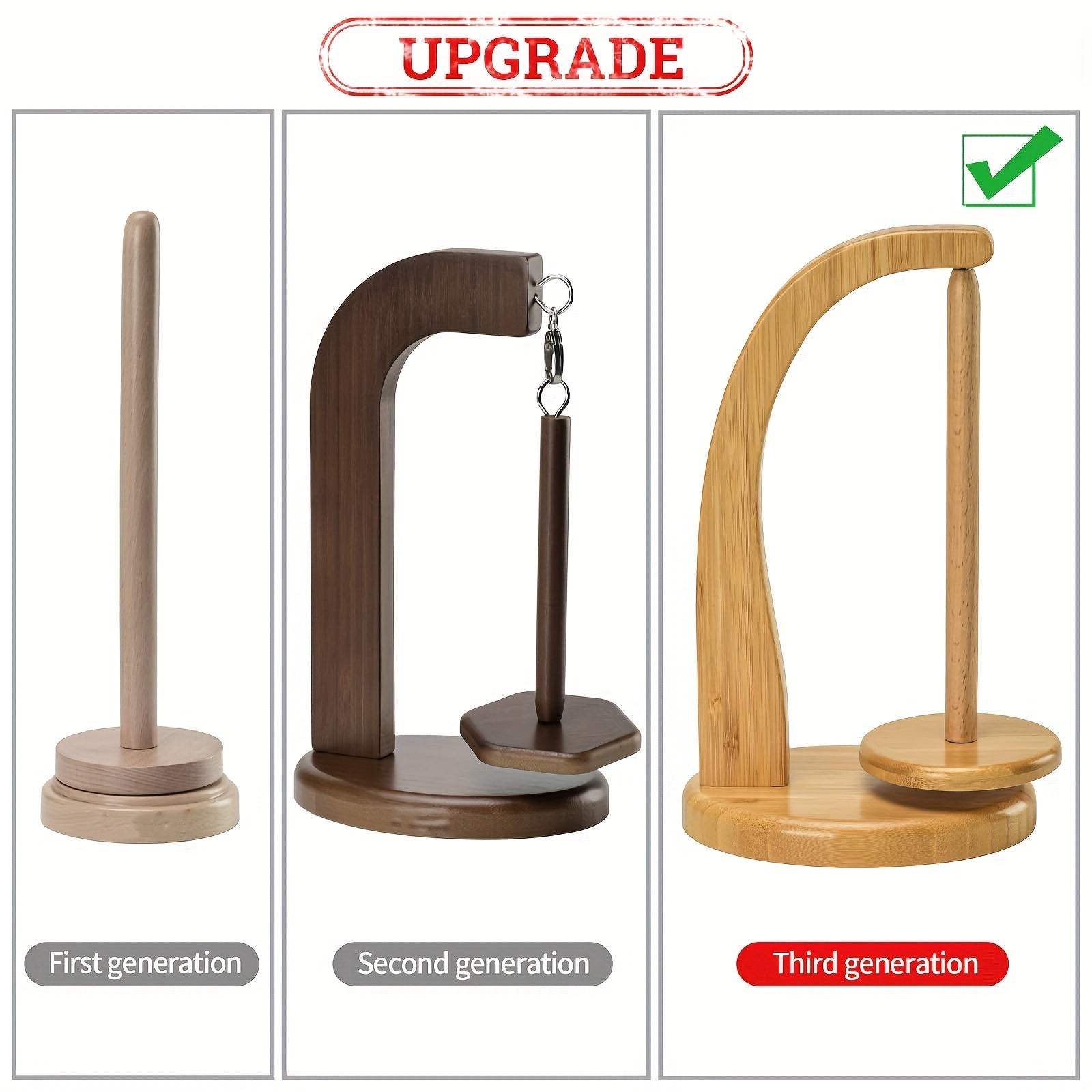 Porta Gomitolo in Bambù – Pratico Organizzatore per Progetti di Maglia e Uncinetto