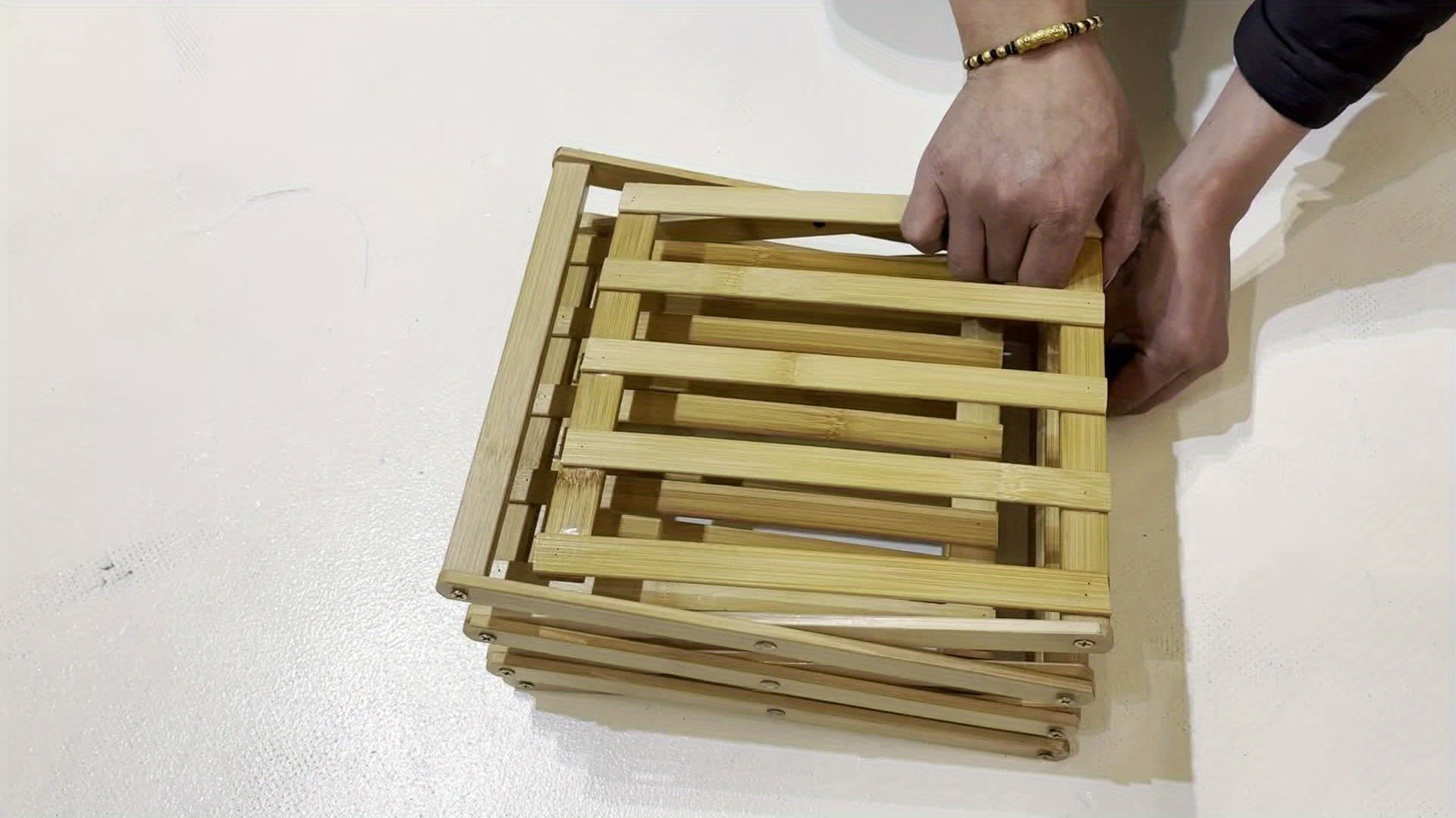 Scarpiera Smart in Bambù – Compatta e Pratica per Ogni Ingresso