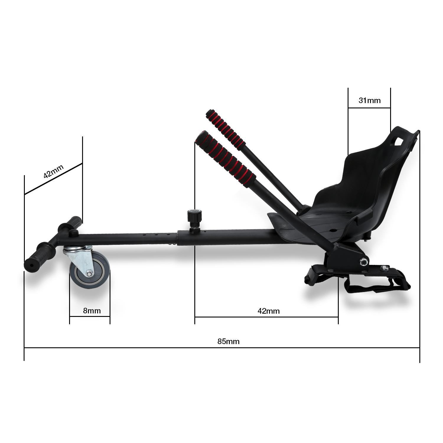 Kart al passaggio del mouse Pro – Sella Confortevole e Regolabile per Hoverboard