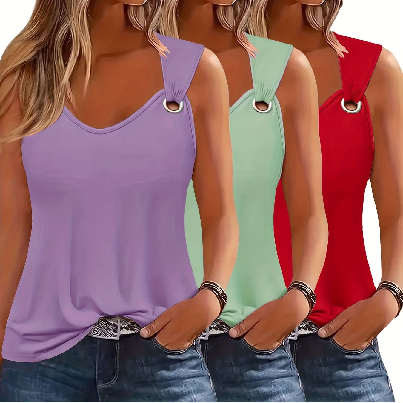 Top da donna 3-Pack – Estivo e Comodo