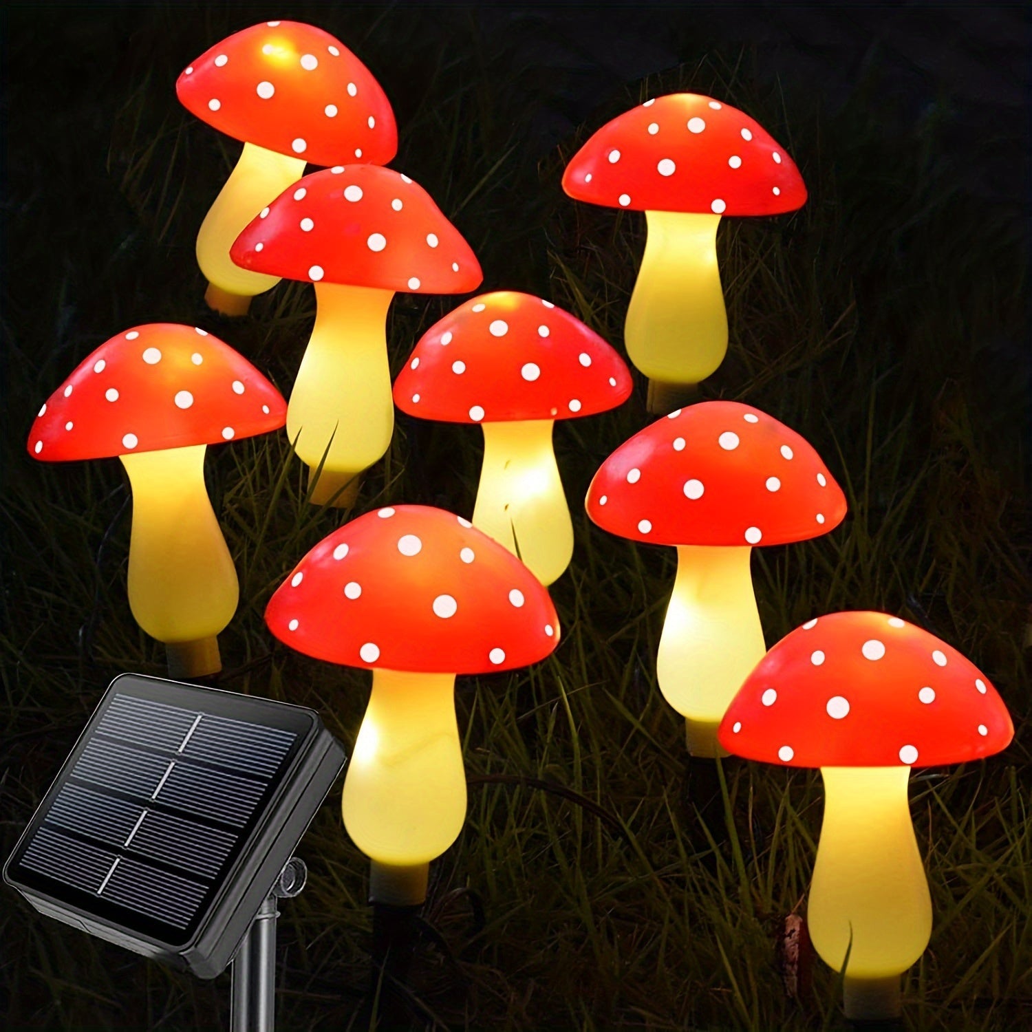Funghi Magici da Giardino - Illuminazione Giocosa per Esterni