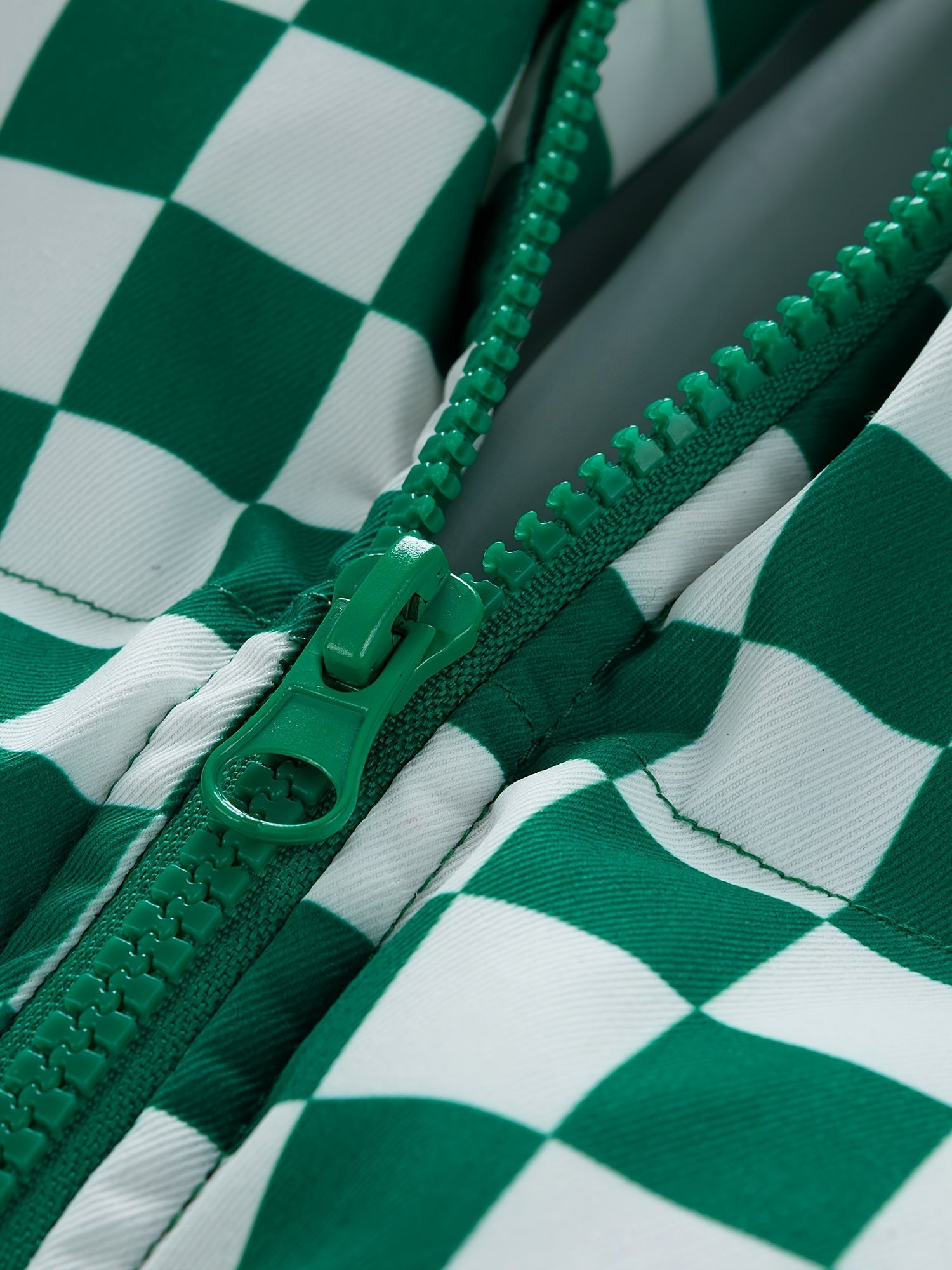 Giacca Puffer a Quadri Elegante per Uomini – Giacca Invernale Traspirante e Calda con Collo Alto