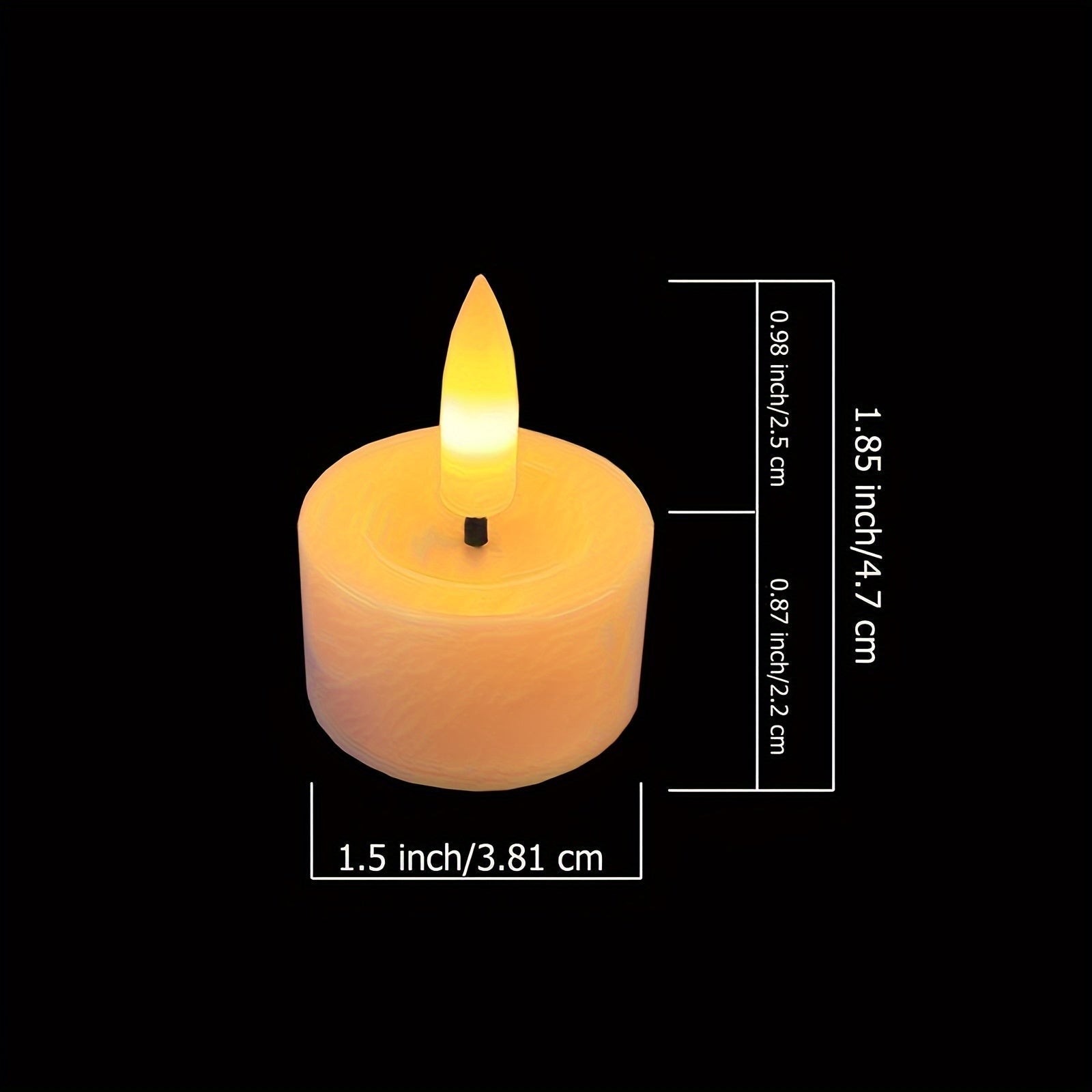 Candlelight senza fiamma Magico - Set con Telecomando e Timer Dimmabile
