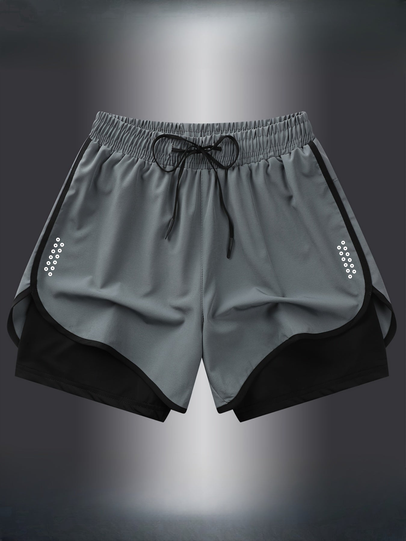 Shorts Sportivi Geometrici per Donne – Eleganti e Traspiranti per Fitness e Corsa