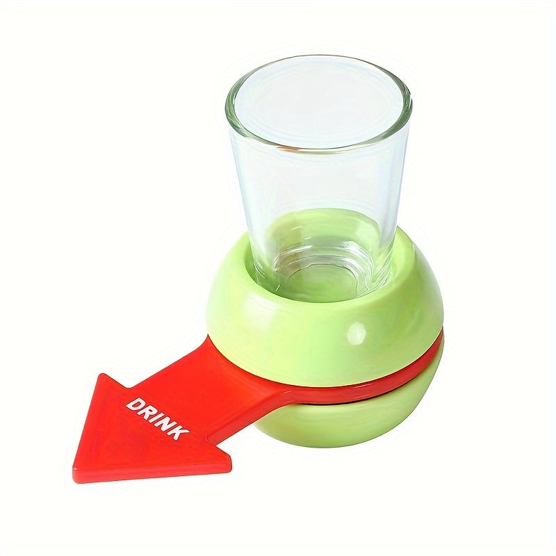 Gioco del Bicchiere da Shot "Gira la Freccia" – Il Gioco di Bevute Definitivo per Feste