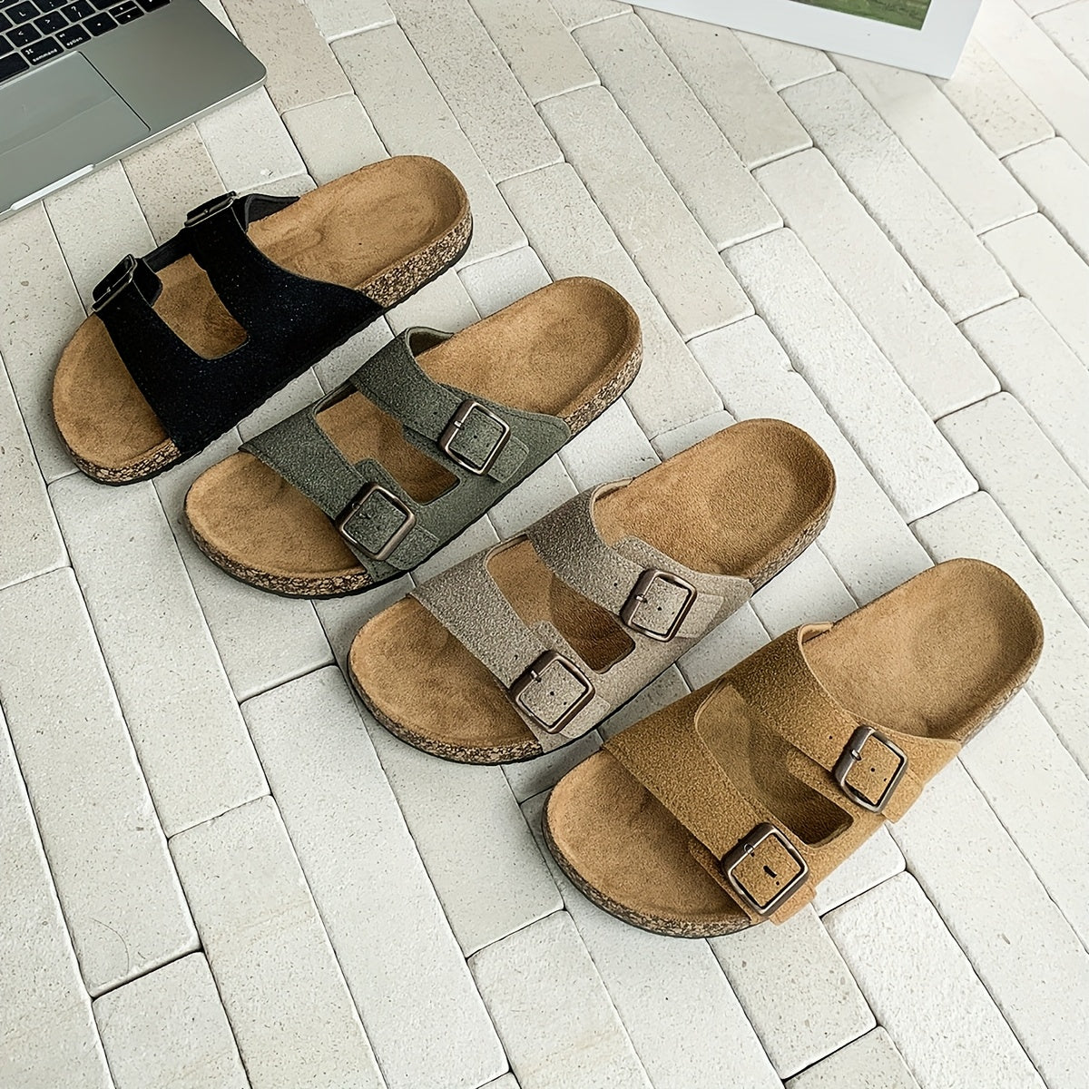 Infradito Retro con Doppia Cintura Regolabile per Uomini – Comodi e Stilos per Uomini