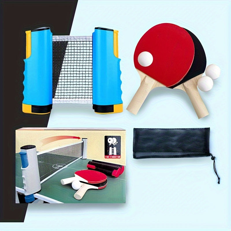 Set di Ping Pong Portatile - Ideale per Esterni e Interni