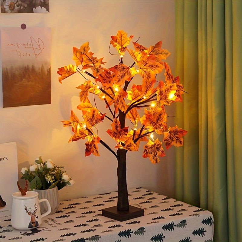 Albero di Acero LED – Atmosfera Calda d'Autunno con Illuminazione