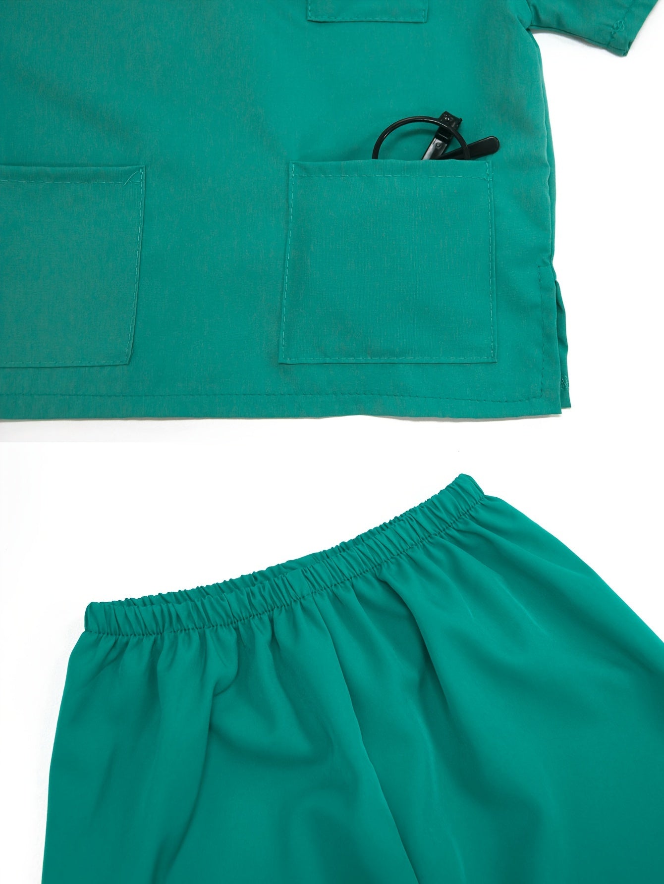 Set Costume da Dottore per Bambini – Set da 9 Pezzi con Stetoscopio e Borsa di Pronto Soccorso