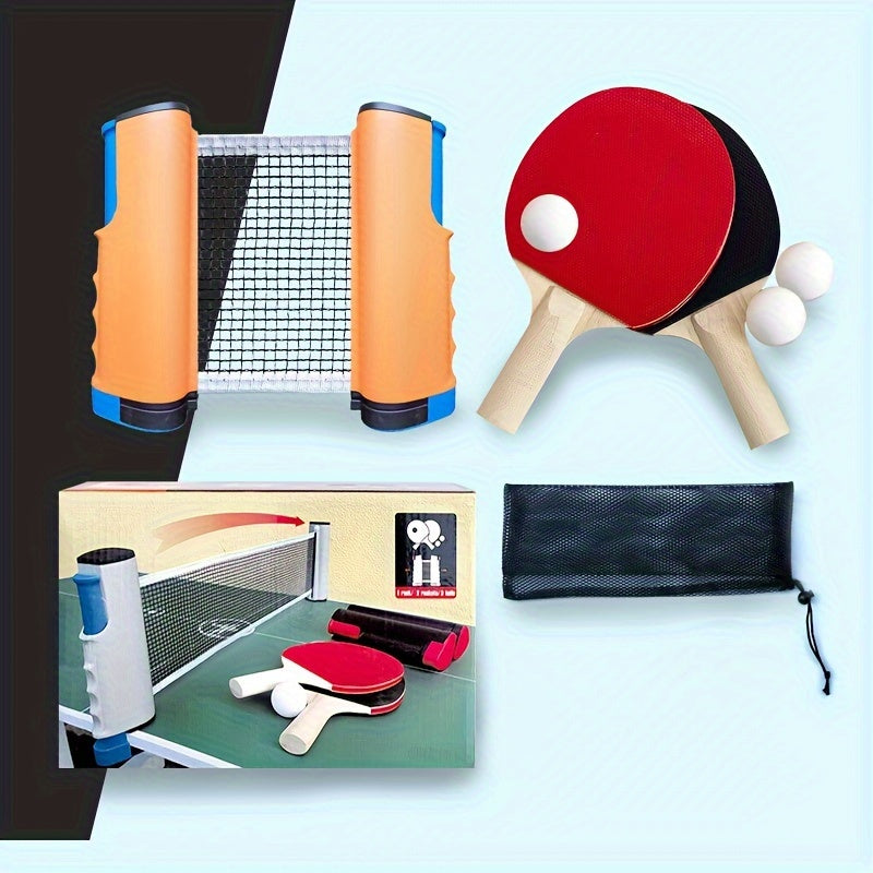 Set di Ping Pong Portatile - Ideale per Esterni e Interni