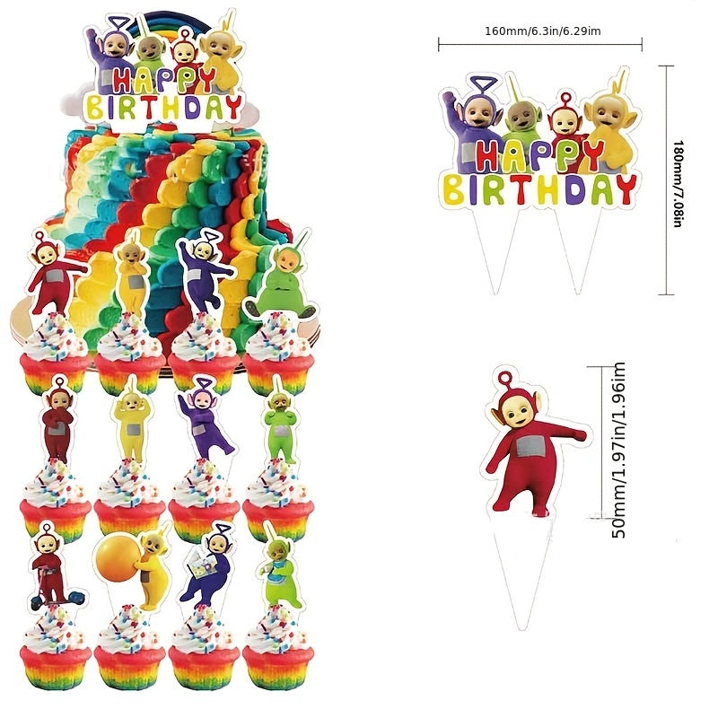 Set di Compleanno Teletubbies – Decorazione Completa per una Festa Allegra