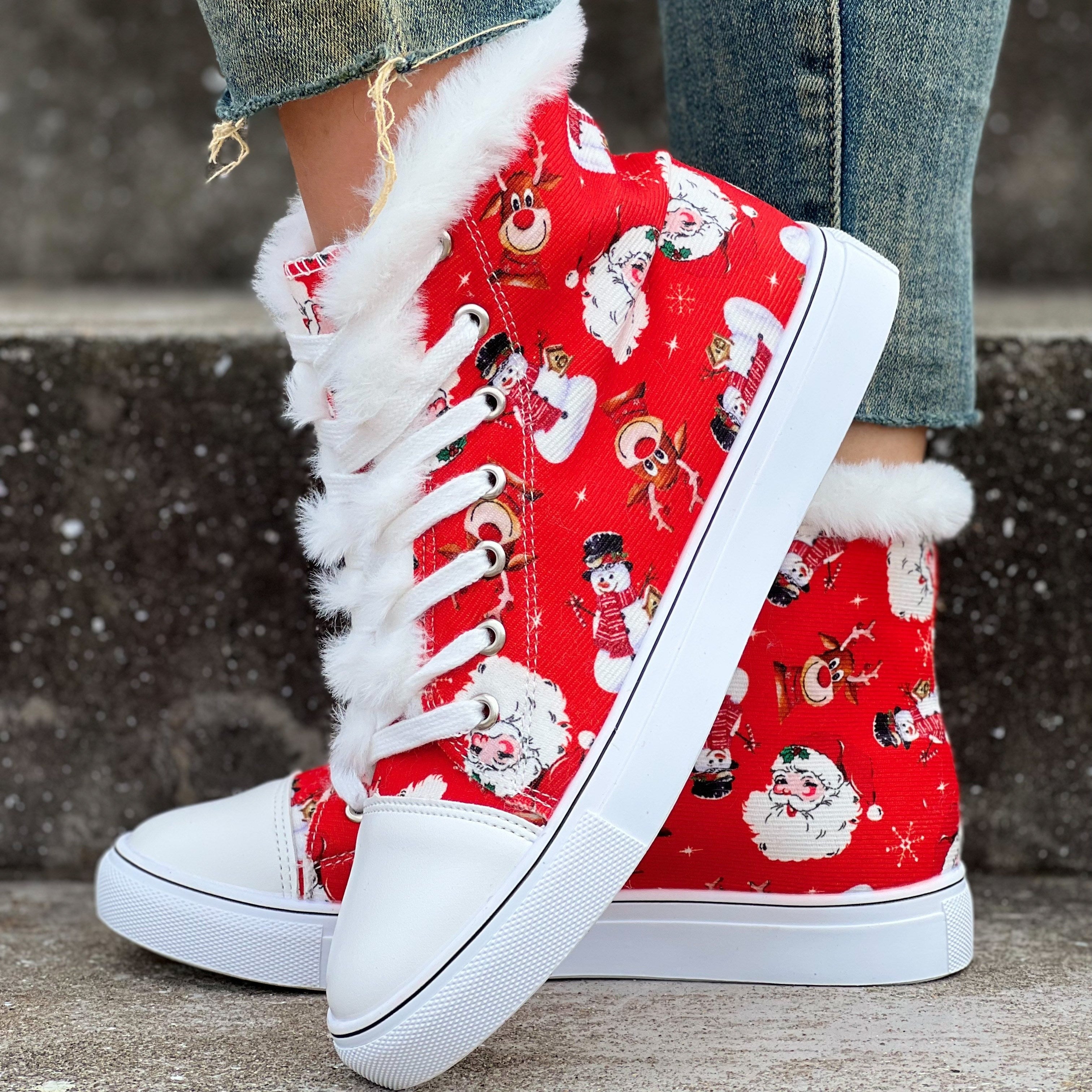 Sneakers di Natale Sanne - Per un Look Invernale Allegro