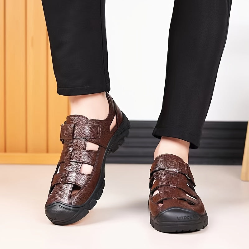 Sandali Outdoor Uomo Sostenibili – Sandali Traspiranti con Chiusura e Suola Antiscivolo