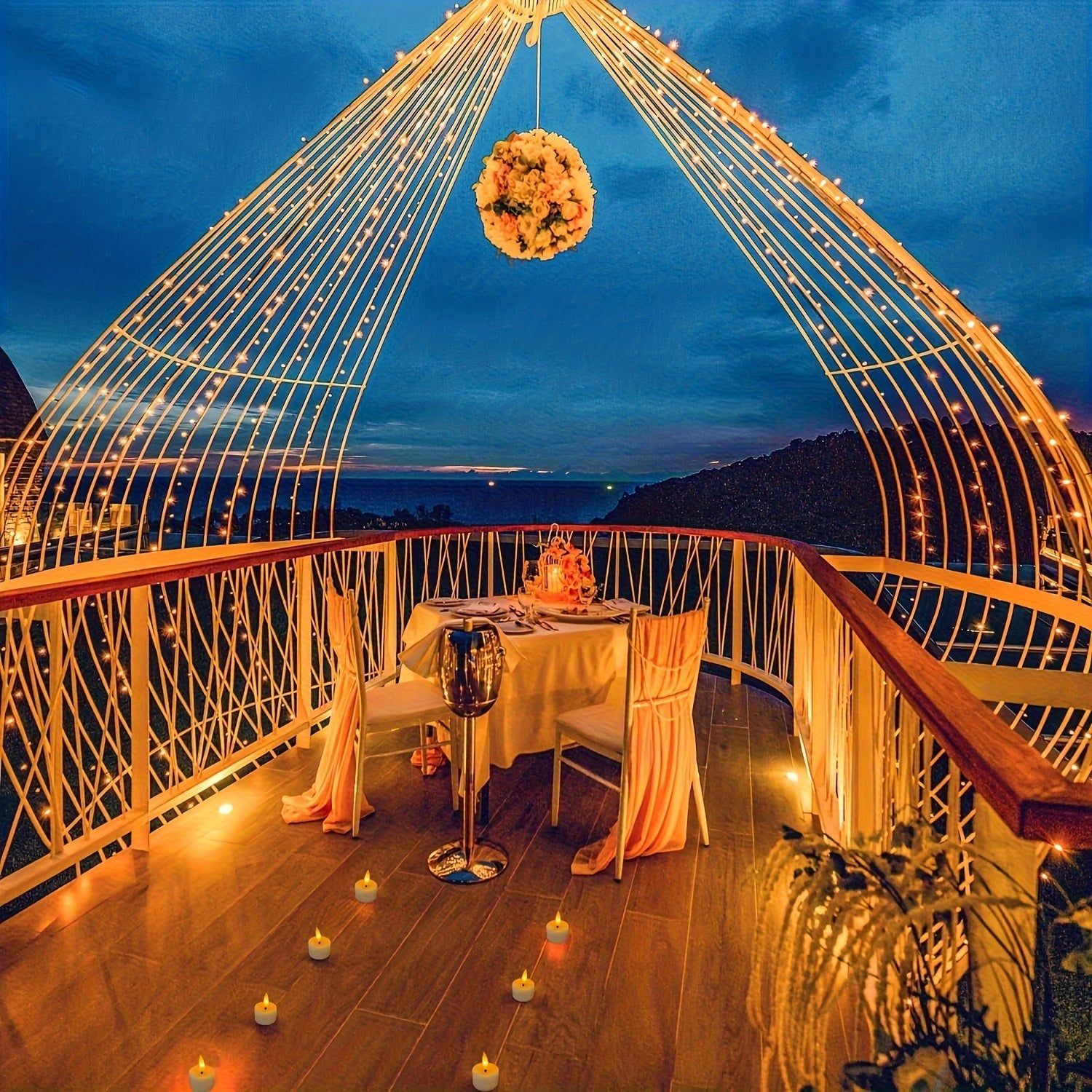 Candlelight senza fiamma Magico - Set con Telecomando e Timer Dimmabile