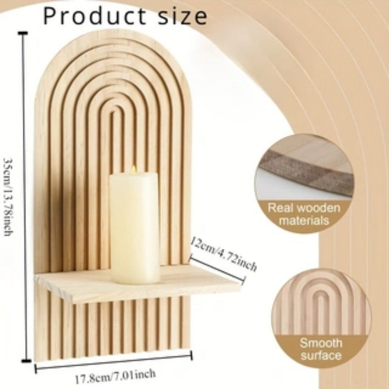 Mensola Boho Rainbow - Spazio di Stoccaggio Elegante per Ogni Stanza