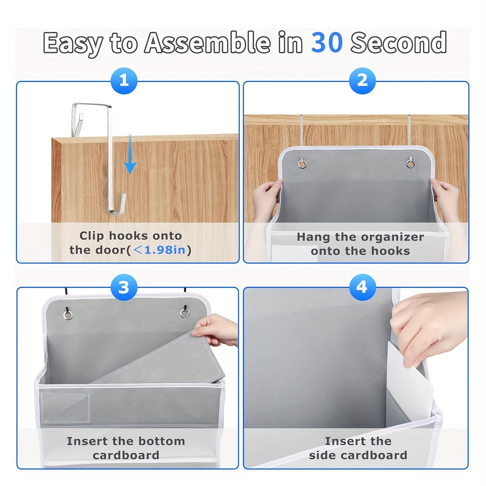 Organizer Appeso con 3 Livelli – Pratico e Spazioso per Ogni Stanza