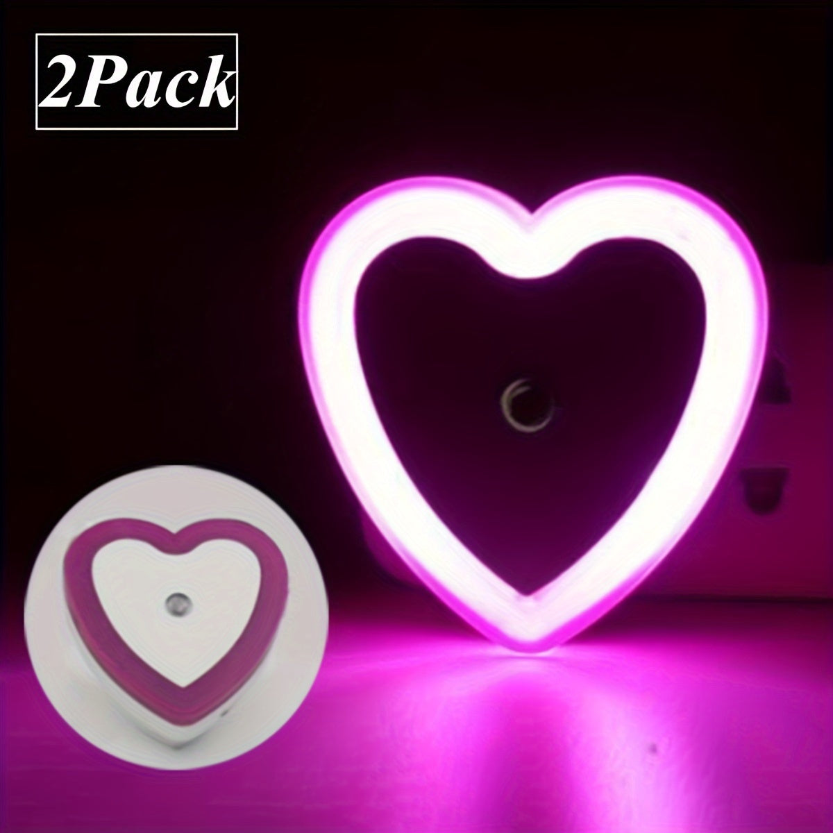 HeartGlow LED Notturno - Illuminazione Intelligente Dusk-to-Dawn