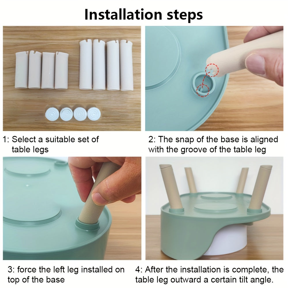 Ciotola Doppia Elevata per Animali Domestici – Mangiare e Bere Confortevole e Salubre per Gatti e Cani