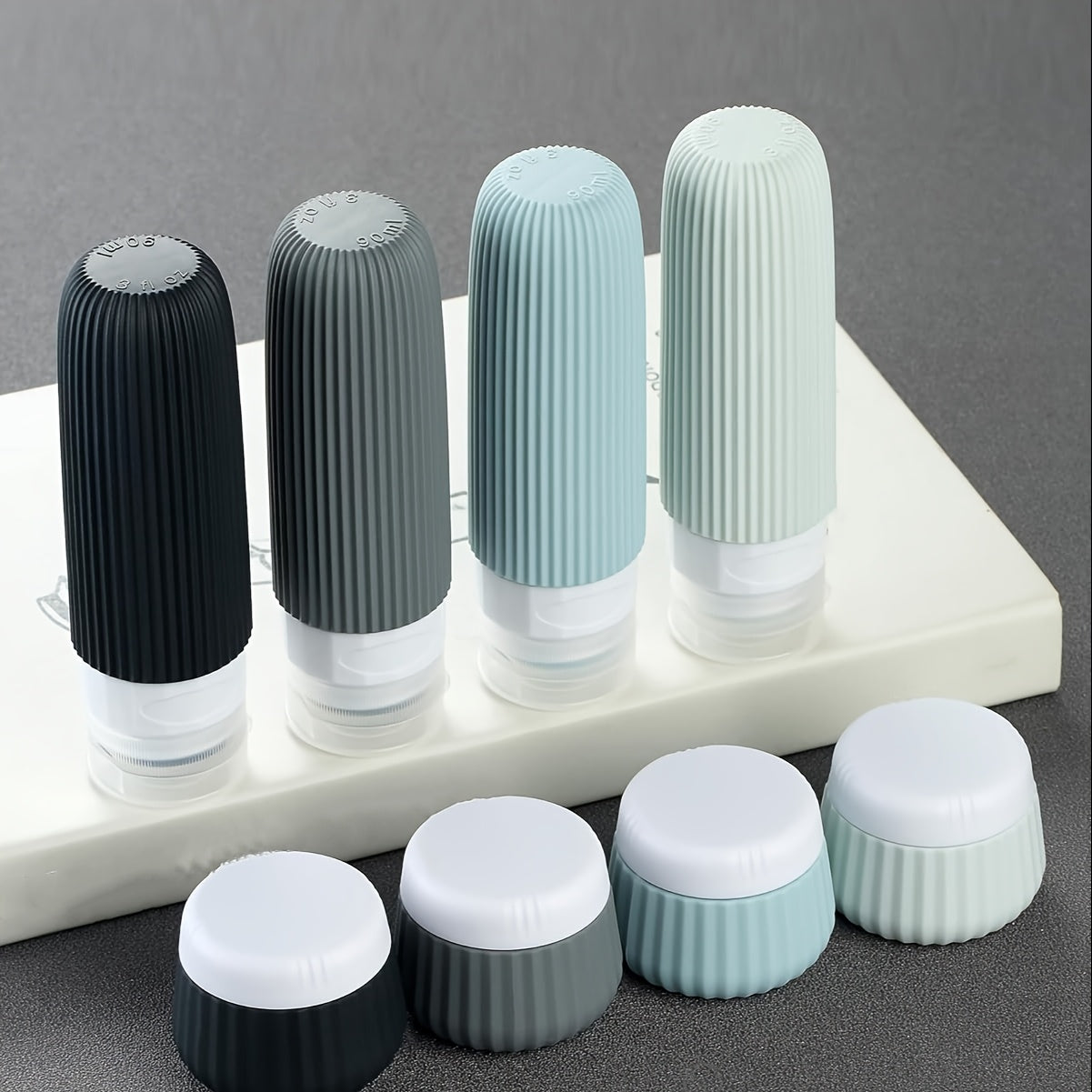 Set di Flaconi da Viaggio Pratici – Sicuri e Comodi per Viaggiare