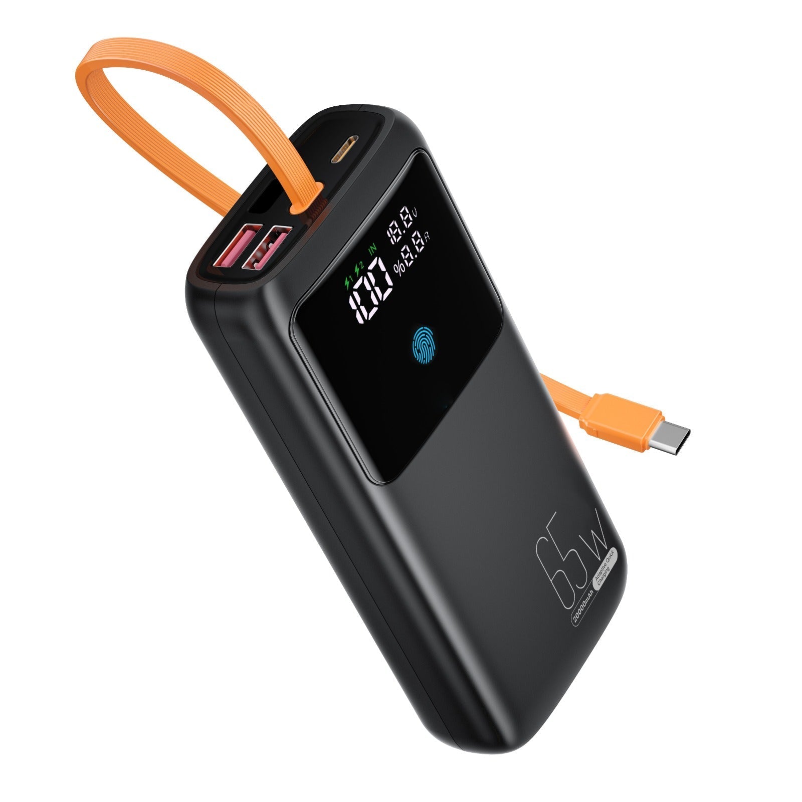 VoltMate Pro 65W – Powerbank Multicarica Smart con Display Touch