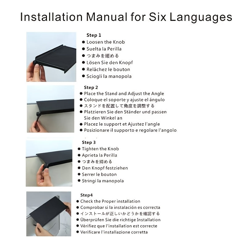 Mensola TV Regolabile Pratica – Compatta e Funzionale per i Media