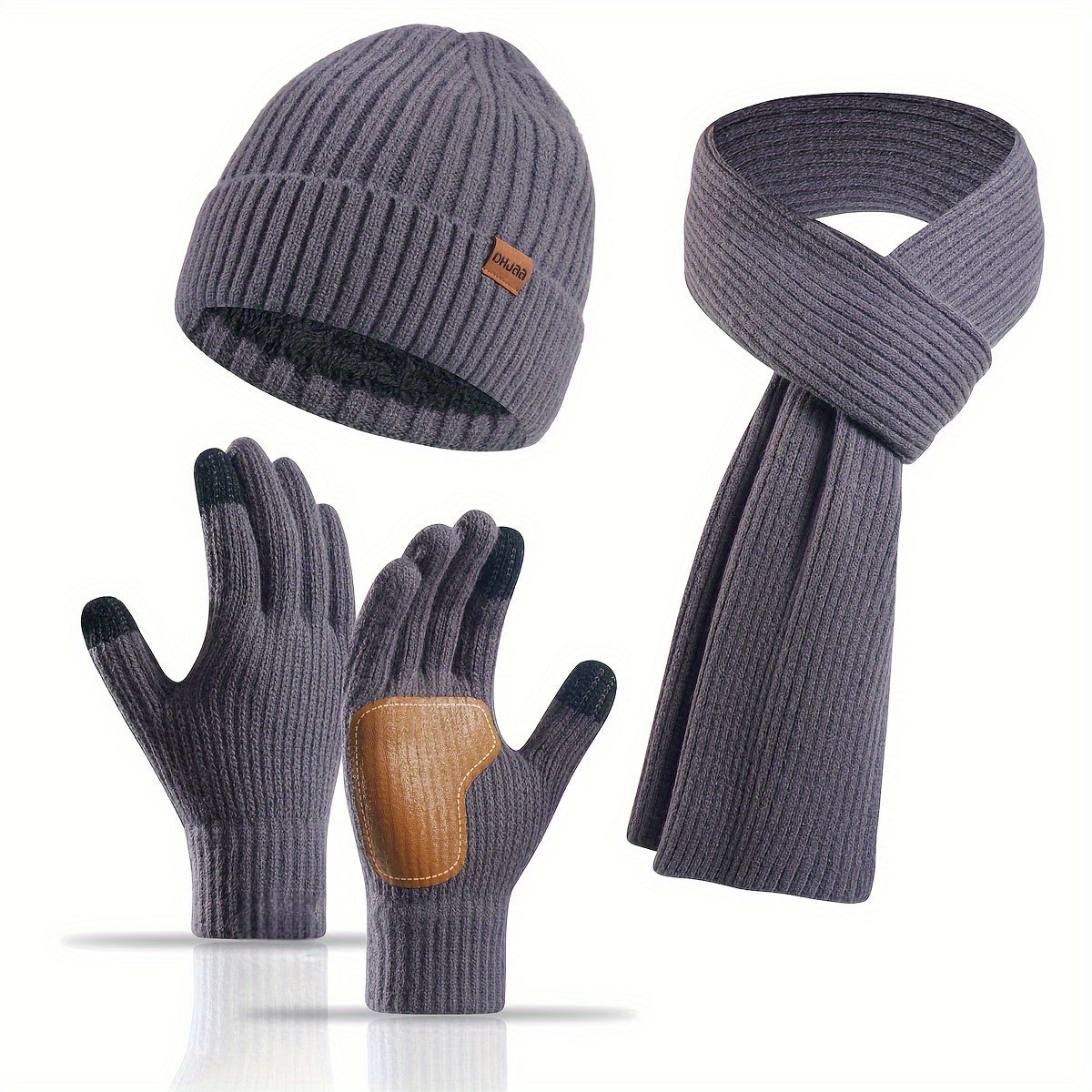 Set Invernale Allegro - Cappello, Sciarpa e Guanti per Coppie