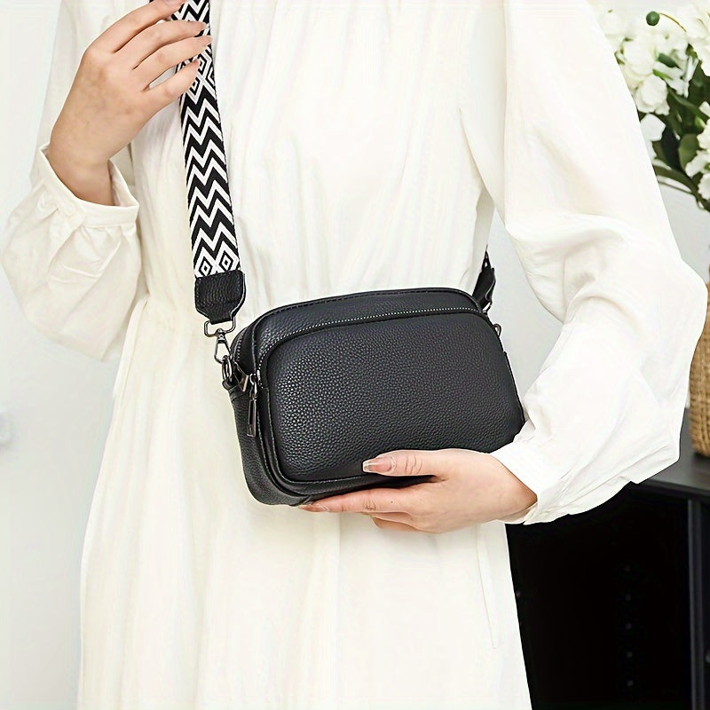 Borsa Crossbody Modaiola per Donne – Borsa a Spalla Casual con Design Geometrico