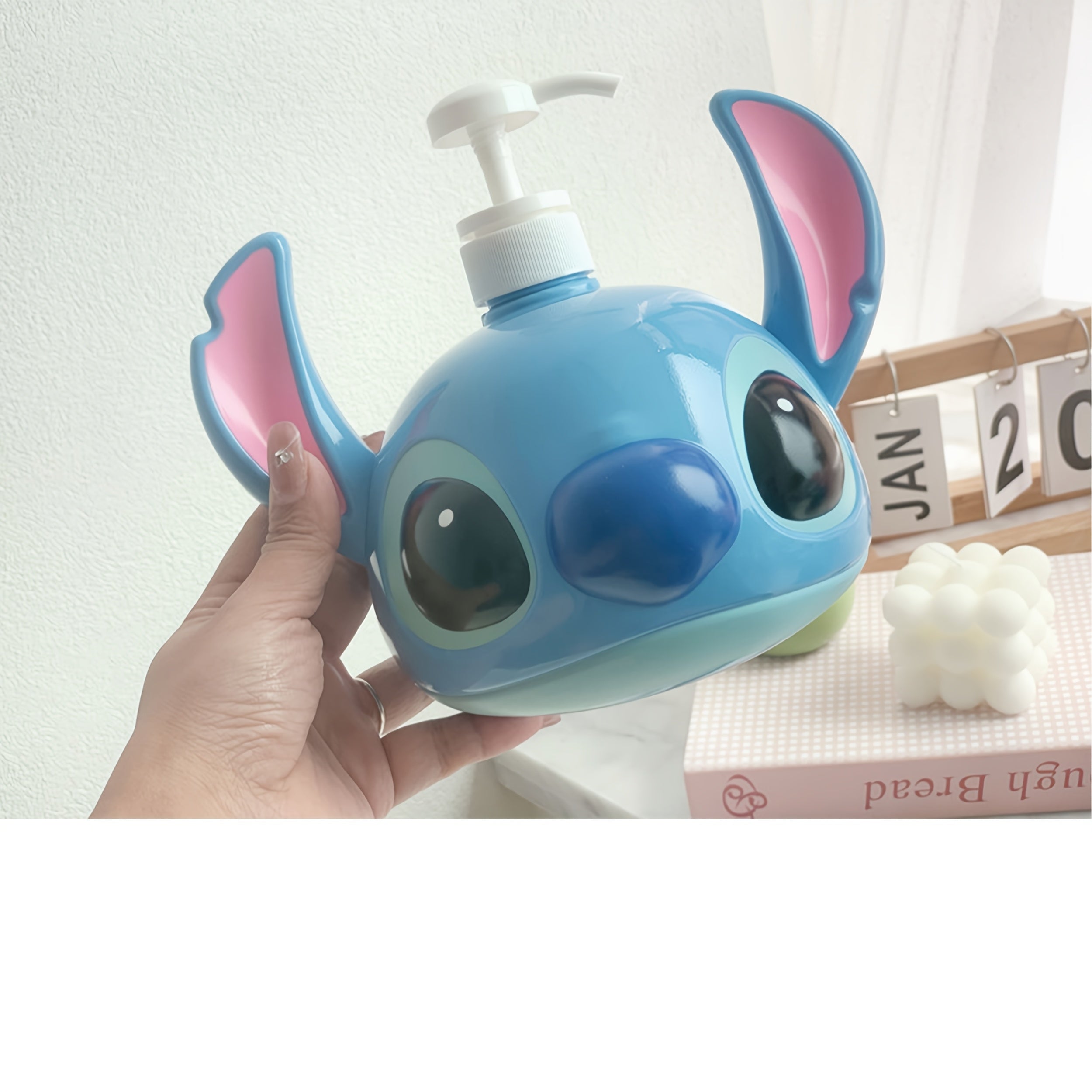 Dispenser per Shampoo in PVC Disney Stitch – Perfetto per Bagno e Cucina
