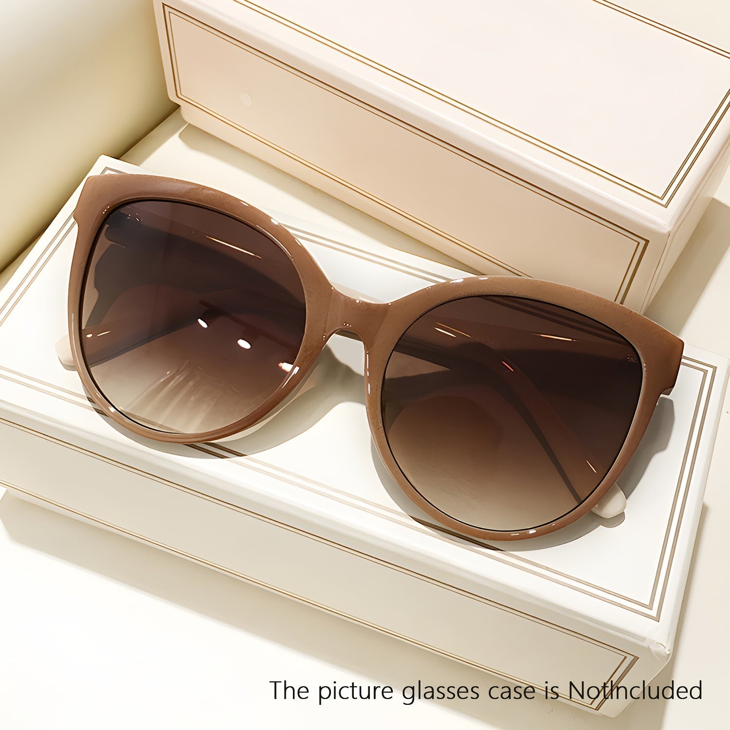 Occhiali da sole Cat-Eye di Lusso per Donne – Oversized e Stilosamente per Giornate di Sole