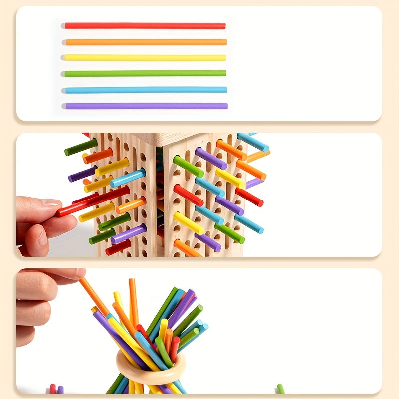 Gioco di Bacchette in Legno – Divertente e Istruttivo per Bambini