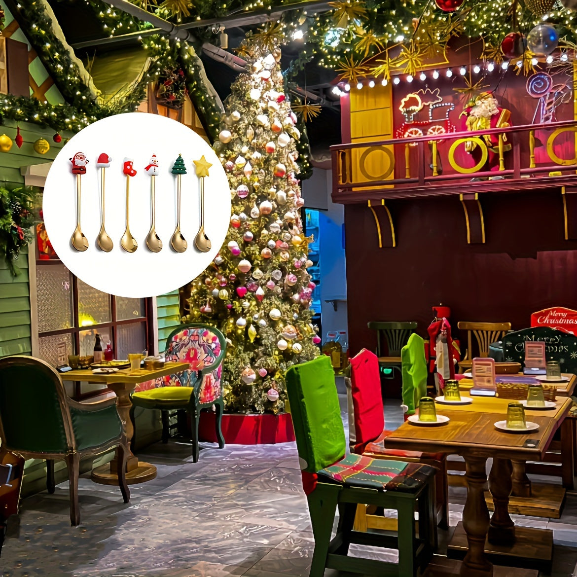 Set di Cucchiai di Natale - Per Momenti Festivi a Tavola