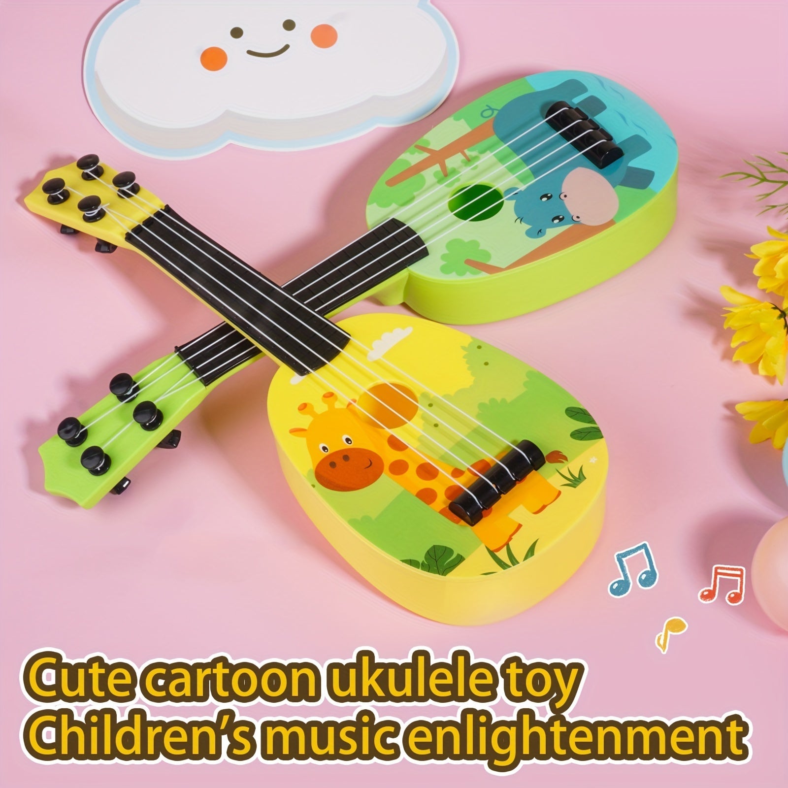 Ukulele Carino per Bambini – Gioco Musicale Allegro e Colorato per Principianti