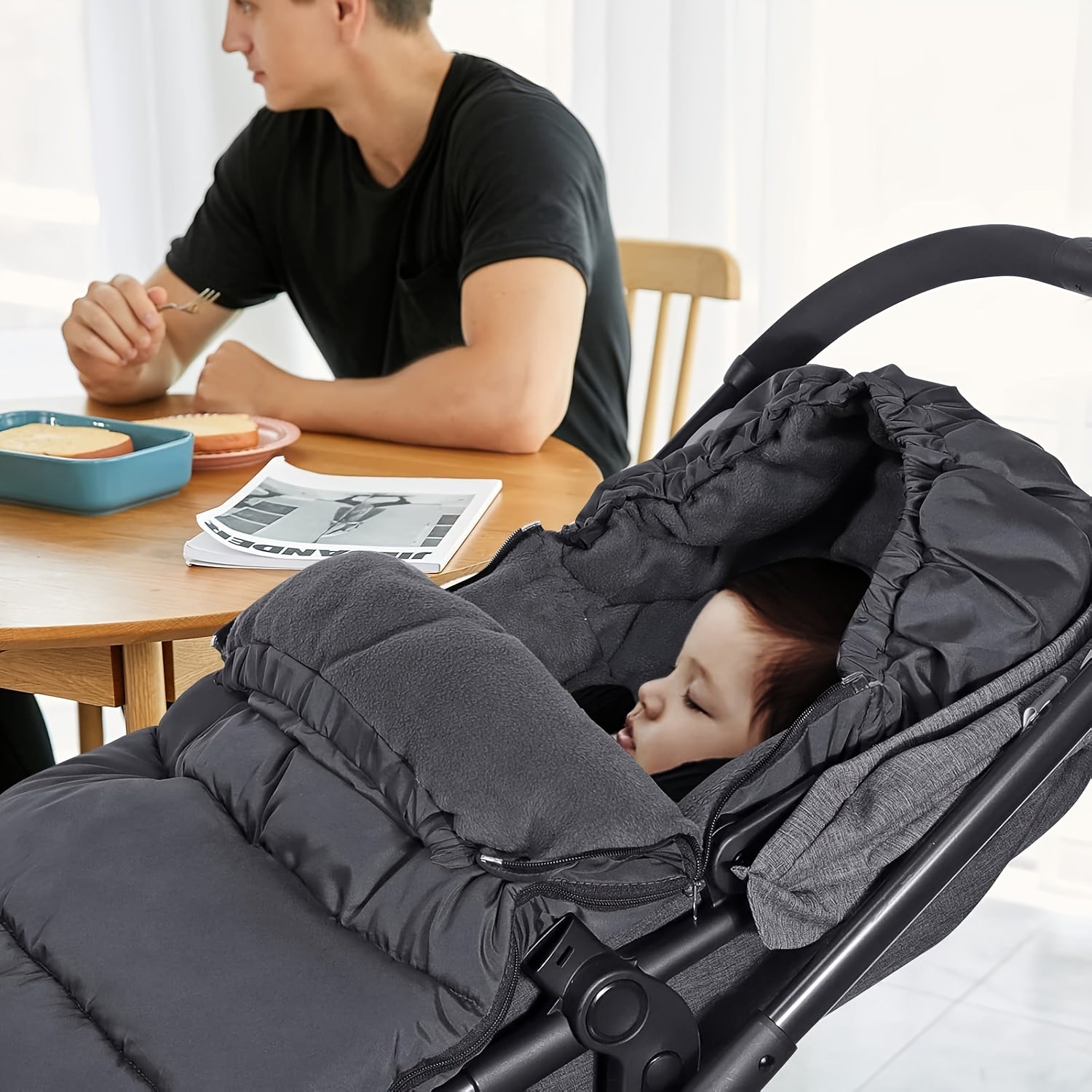 Sacco a Pelo per Passeggino – Per Passeggiate Invernali Confortevoli