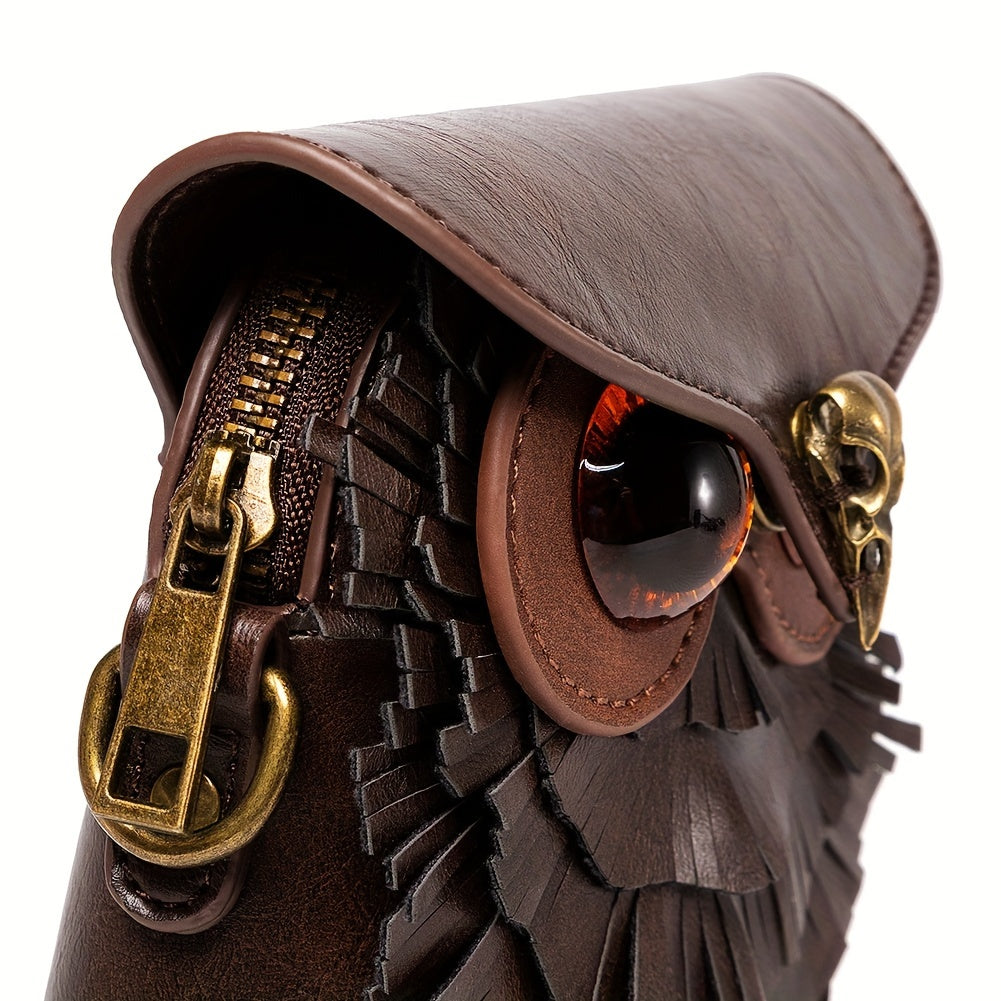 Borsa a Spalla Mini Steampunk Gufo – Audace e Funzionale