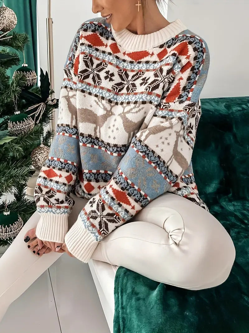 Maglione Festivo da Donna - Confortevole e Stilosamente per l'Inverno