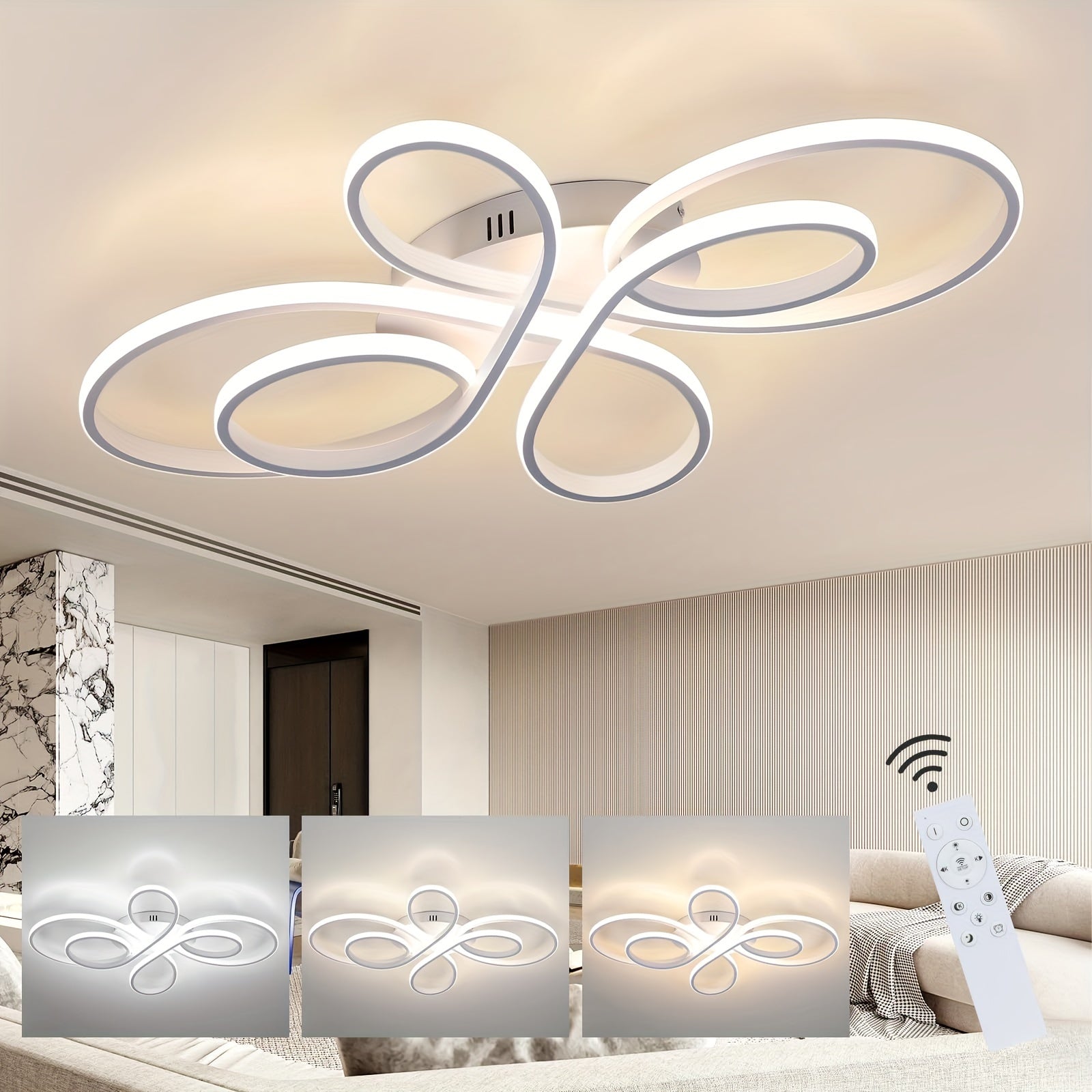 Lampada da soffitto LED 90W – Grande diametro e dimmerabile