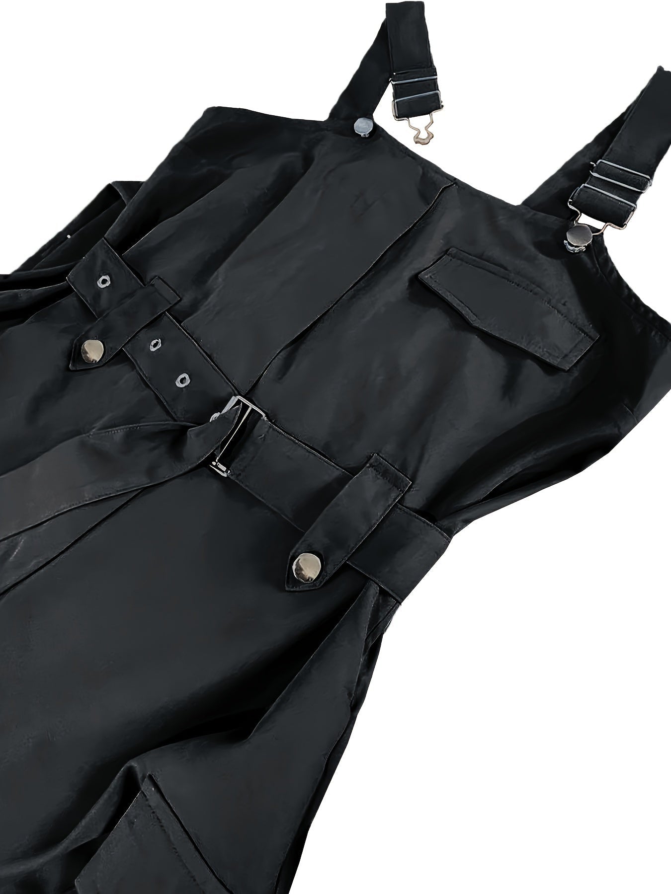 Effen Cargo Jumpsuit per Donne – Senza Maniche e Con Cintura per Comfort e Stile