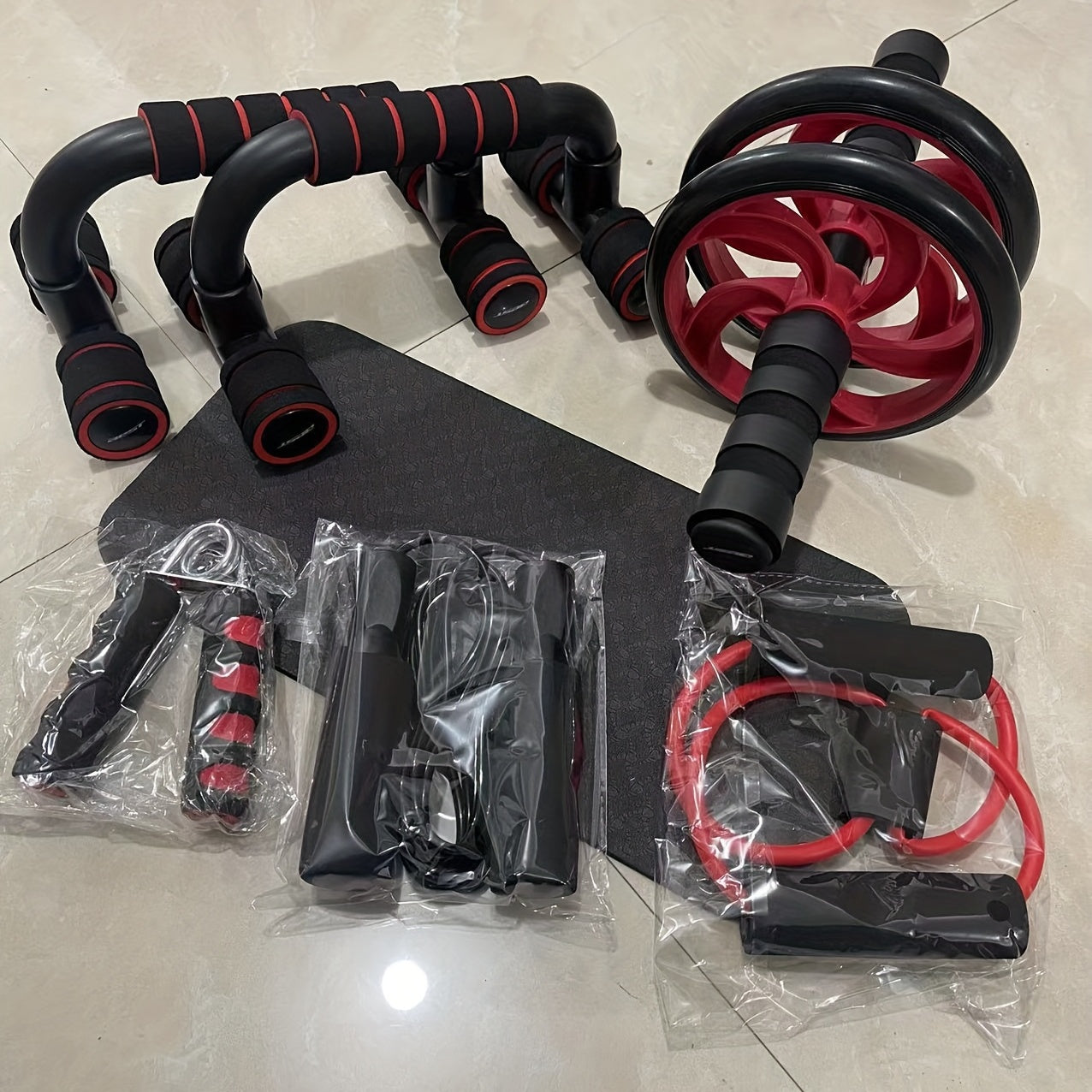 Set di Fitness CoreMax – Set di Allenamento da 7 Pezzi per Addominali e Core Forti