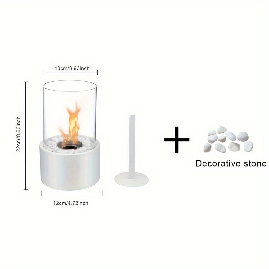Camino da Tavolo Rustico – Fornello a Combustione di Alcol Portatile per Interni ed Esterni